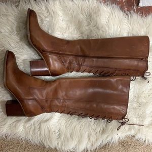 Sofft Wheaton Brown Knee High Boots, sz 9.5